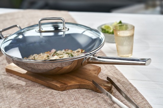 Tigaie wok, cu capac, 3-Ply, 32 cm, "ZWILLING Plus" - Zwilling