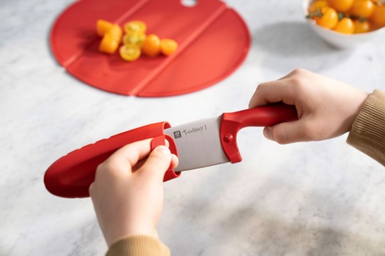 Cutit pentru copii, 10cm, "Twinny", Rosu - Zwilling