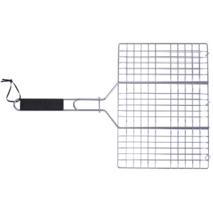 Gratar pliabil pentru friptura si burgeri, inox - Zokura