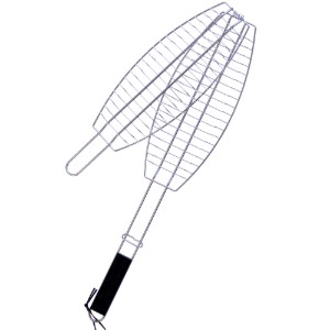 Gratar pliabil pentru peste, inox - Zokura