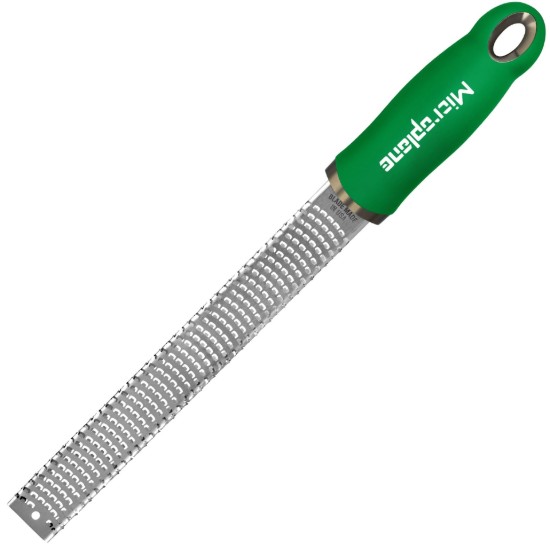 Razatoare clasica, inox chirurgical, 32,5 cm, Fresh Basil Green - Microplane