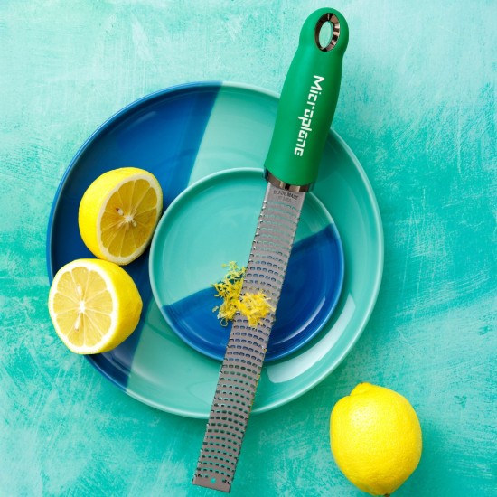 Razatoare clasica, inox chirurgical, 32,5 cm, Fresh Basil Green - Microplane