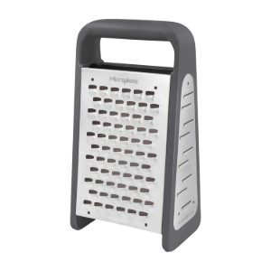 Razatoare multifunctionala, inox, cu 5 suprafete, "PureCut", Dark Grey - Microplane