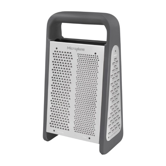 Razatoare multifunctionala, inox, cu 5 suprafete, "PureCut", Dark Grey - Microplane