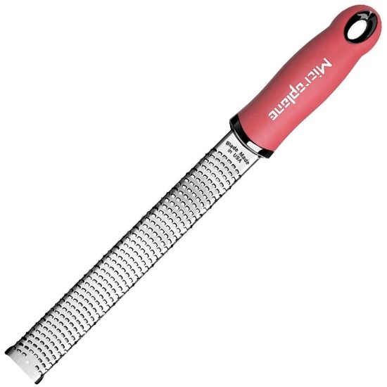 Razatoare clasica, inox chirurgical, 32,5 cm, Lipstick Pink - Microplane