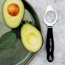 Ustensila avocado 3 in 1, inox, "Professional" - Microplane