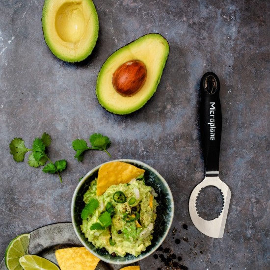 Ustensila avocado 3 in 1, inox, "Professional" - Microplane