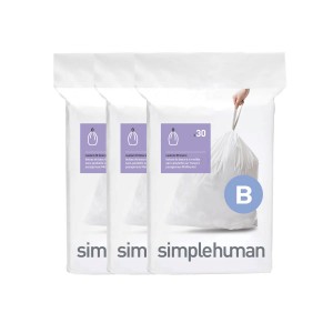 Set saci de gunoi cod B, 6 L/ 90 buc, plastic - simplehuman