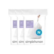 Set saci de gunoi cod N, 45-50 L/ 60 buc, plastic - simplehuman
