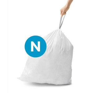 Set saci de gunoi cod N, 45-50 L/ 60 buc, plastic - simplehuman