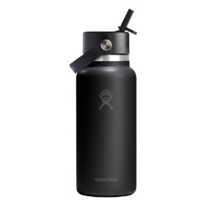 Sticla termos, inox, 950ml, "Wide Straw", Tonal Black - Hydro Flask