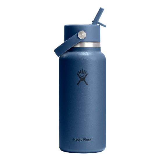 Sticla termos, inox, 950ml, "Wide Straw", Harbor Blue - Hydro Flask