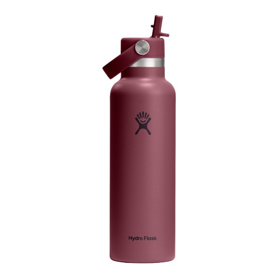 Sticla termos, inox, 620ml, "Standard Straw", Burgundy - Hydro Flask