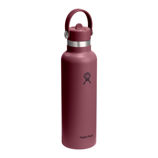 Sticla termos, inox, 620ml, "Standard Straw", Burgundy - Hydro Flask