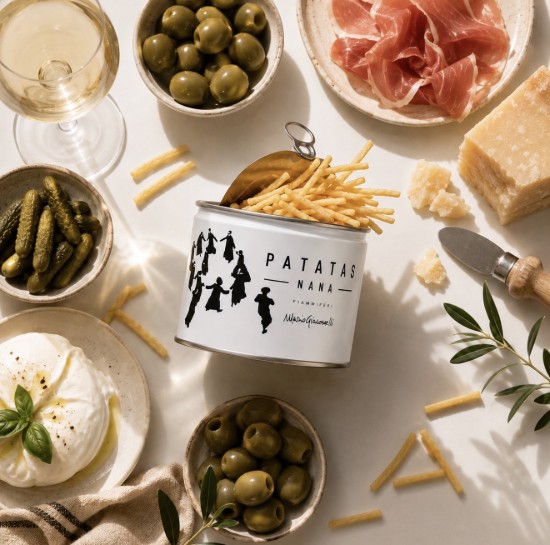Chipsuri Patatas Nana Fiammiferi Special Edition Mario Giacomelli, 70 gr - Patatas Nana