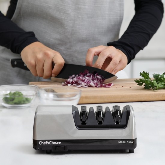 Ascutitor electric de cutite Model 15XV, Platinum - Chef's Choice
