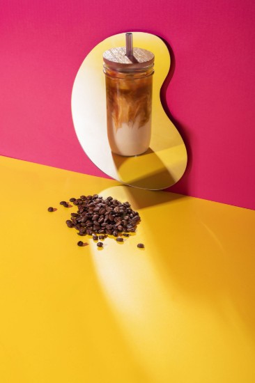 Pahar pentru bubble tea, cu capac si pai, sticla, 650ml - La Cafetiere