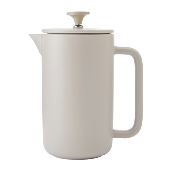 Cafetiera French Press, ceramica, 1L, "Arezzo", Latte - La Cafetiere
