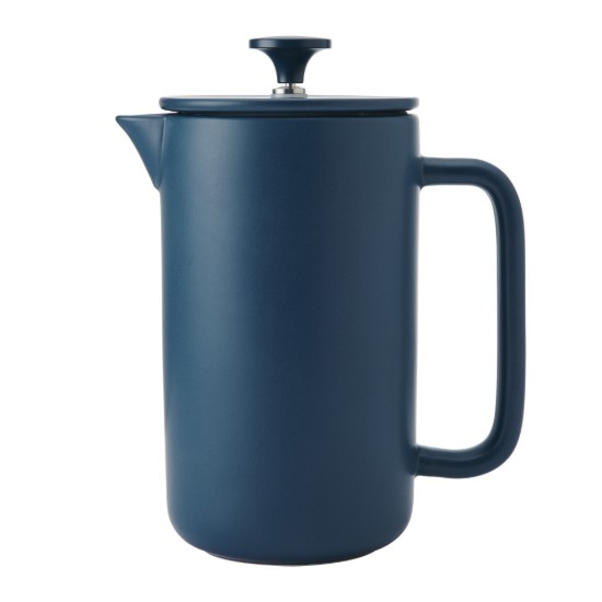 Cafetiera French Press, ceramica, 1L, "Arezzo", Navy - La Cafetiere