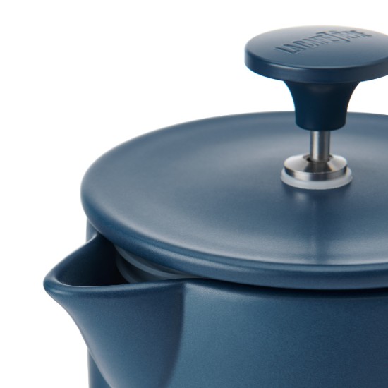 Cafetiera French Press, ceramica, 1L, "Arezzo", Navy - La Cafetiere