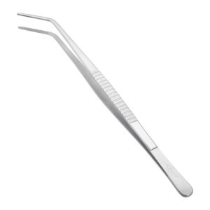 Penseta curbata decorare, inox, 30 cm - de Buyer