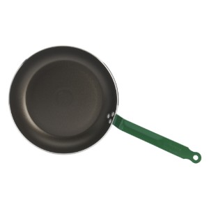Tigaie antiaderenta, aluminiu, 28 cm, "CHOC HACCP", verde - de Buyer