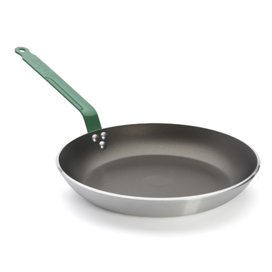 Tigaie antiaderenta, aluminiu, 32 cm, "CHOC HACCP", Verde - de Buyer