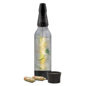 Starter set aparat sifon Twist'n Sparkle Virtuoso, 950 ml, Onyx  - iSi