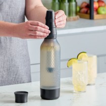 Starter set aparat sifon Twist'n Sparkle Virtuoso, 950 ml, Onyx  - iSi
