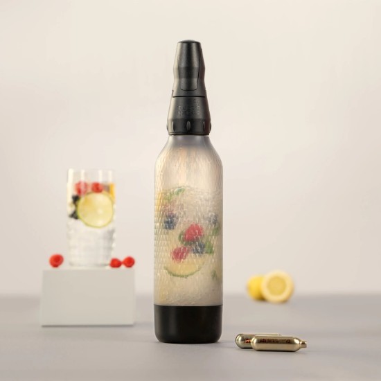 Starter set aparat sifon Twist'n Sparkle Virtuoso, 950 ml, Onyx  - iSi