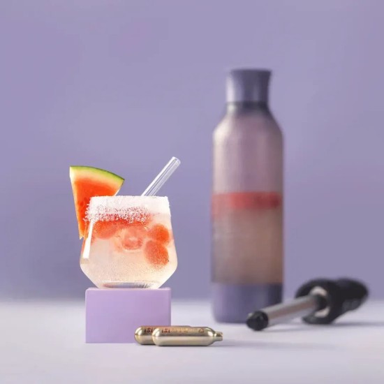 Sticla carbonatare Twist'n Sparkle Virtuoso, 950 ml, Lilac - iSi
