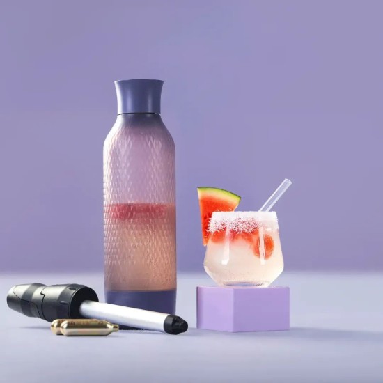 Sticla carbonatare Twist'n Sparkle Virtuoso, 950 ml, Lilac - iSi