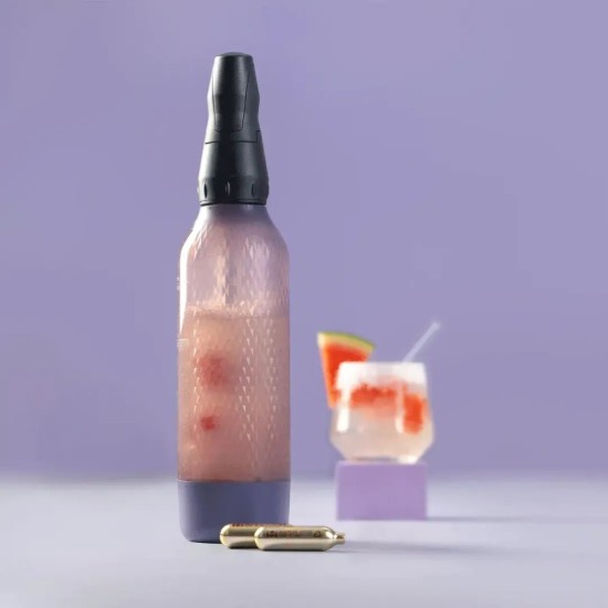 Sticla carbonatare Twist'n Sparkle Virtuoso, 950 ml, Lilac - iSi