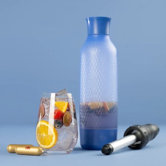 Sticla carbonatare Twist'n Sparkle Virtuoso, 950 ml, Wave - iSi