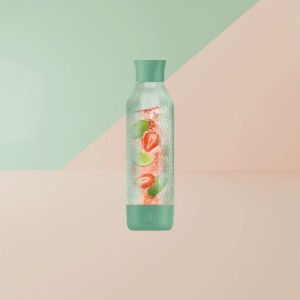 Sticla carbonatare Twist'n Sparkle Virtuoso, 950 ml, Sage - iSi