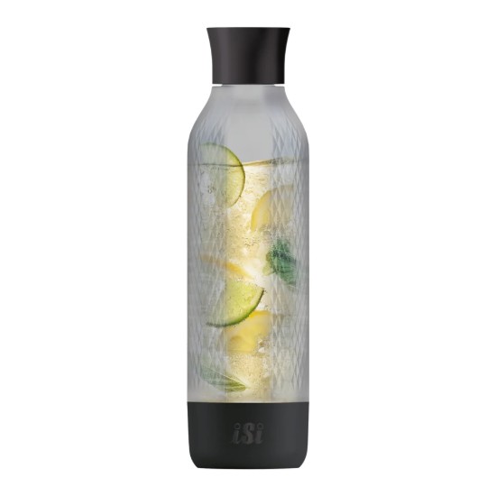 Sticla carbonatare Twist'n Sparkle Virtuoso, 950 ml, Onyx - iSi