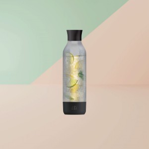 Sticla carbonatare Twist'n Sparkle Virtuoso, 950 ml, Onyx - iSi