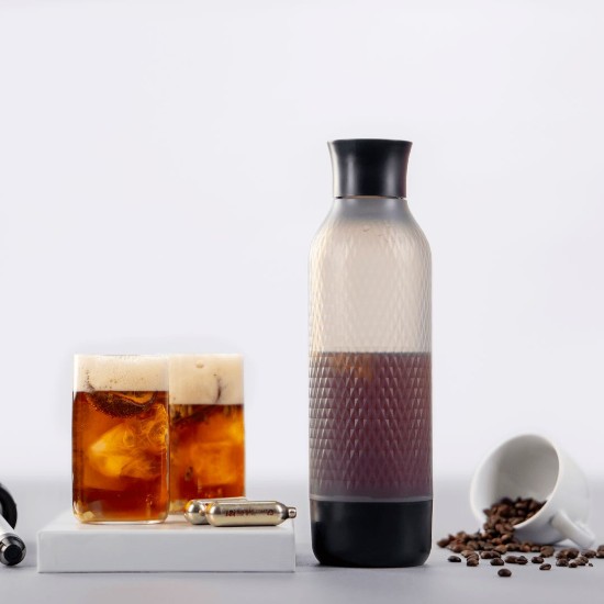 Sticla carbonatare Twist'n Sparkle Virtuoso, 950 ml, Onyx - iSi
