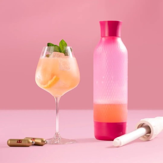Sticla carbonatare Twist'n Sparkle Virtuoso, 950 ml, Candy - iSi