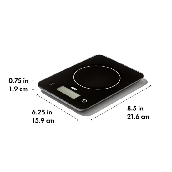 Cantar digital de bucatarie, sticla, 5kg - OXO