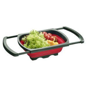 Strecuratoare extensibila, plastic, 39 x 26 cm, Rosu - Westmark