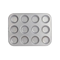 Tava pentru 12 briose, otel, 31,5 x 24 cm - Kitchen Craft