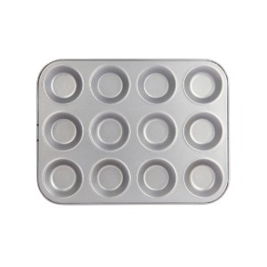 Tava pentru 12 briose, otel, 31,5 x 24 cm - Kitchen Craft