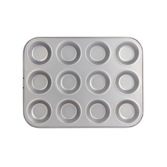 Tava pentru 12 briose, otel, 31,5 x 24 cm - Kitchen Craft