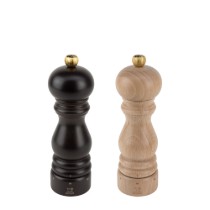 Set 2 rasnite sare si piper, 18 cm, "Paris u'Select Z", Chocolate&Natural - Peugeot