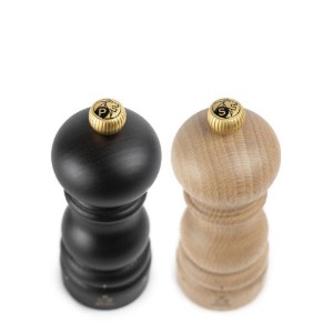 Set 2 rasnite sare si piper, 18 cm, "Paris u'Select Z", Chocolate&Natural - Peugeot