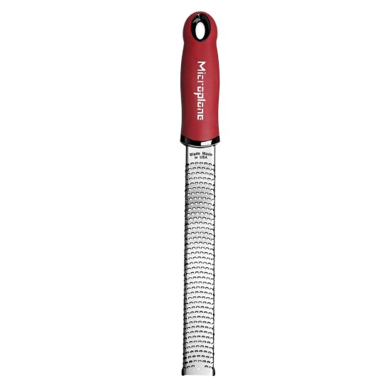 Razatoare clasica, inox chirurgical, 32,5 cm, Pomegranate Red - Microplane