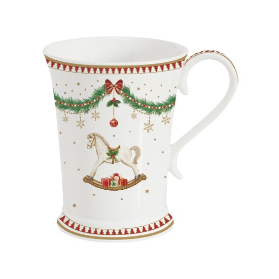 Set 2 cani portelan, 300ml, "Magie de Noel" - Easy Life
