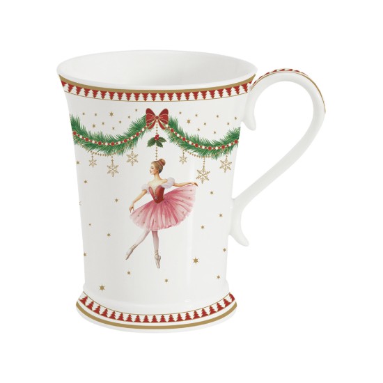 Set 2 cani portelan, 300ml, "Magie de Noel" - Easy Life