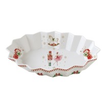 Tava ovala, portelan, 25x17cm, "Magie de Noel" - Easy Life